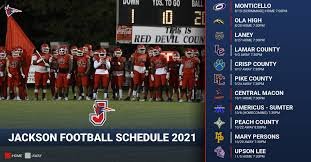 Jackson High School Football Schedule