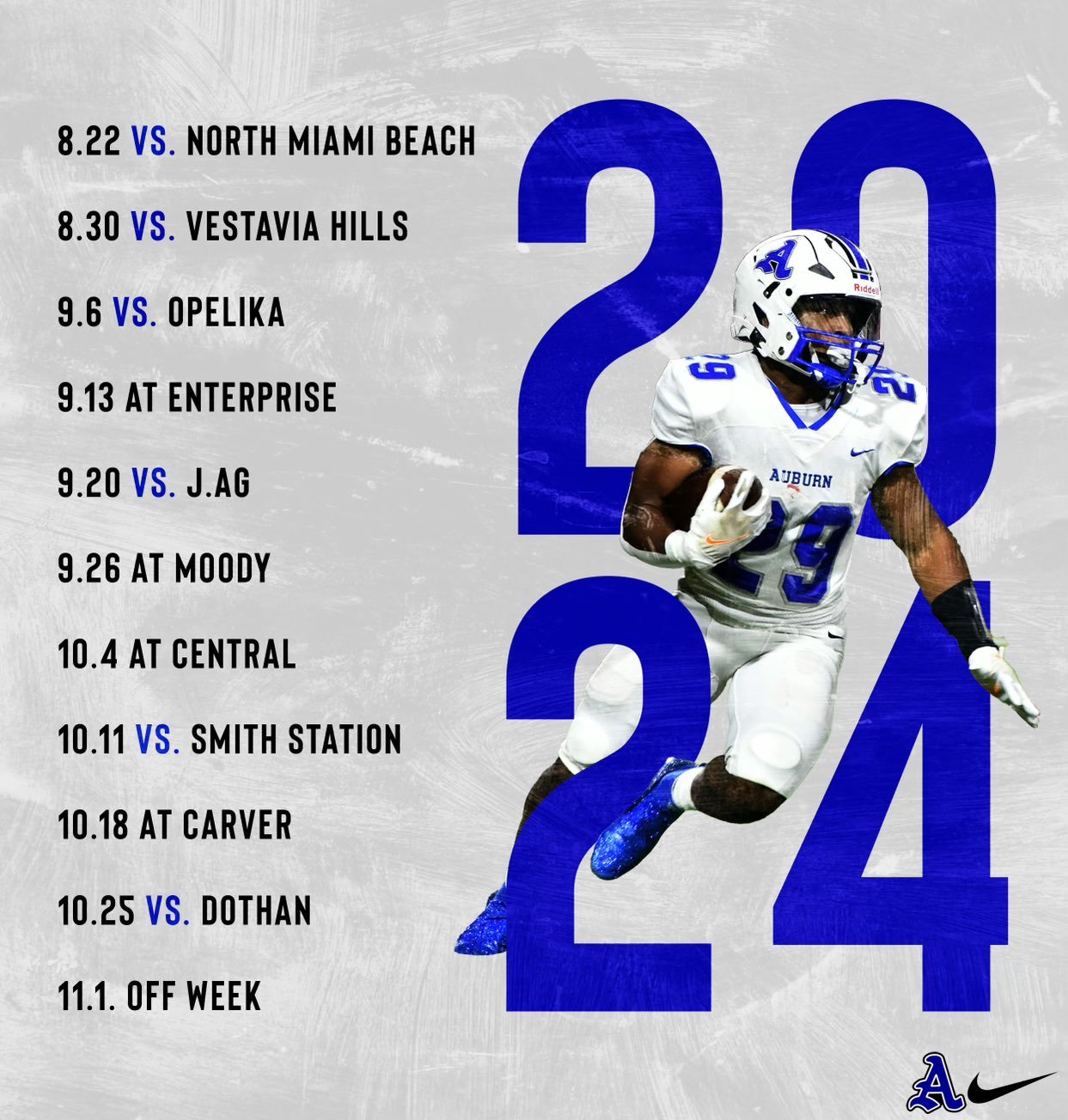 Auburn High School Football Schedule
