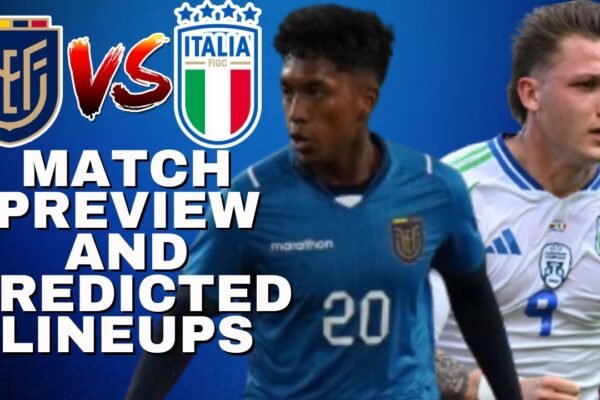 Ecuador National Football Team Vs Italy National Football Team Lineups