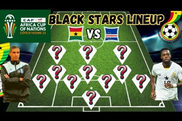 Ghana National Football Team Vs Cape Verde National Football Team Lineups
