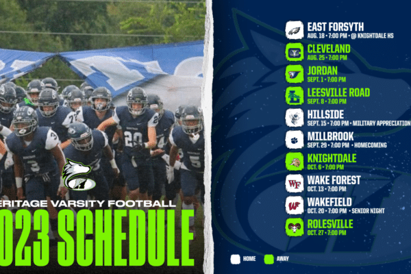 Heritage High School Football Schedule