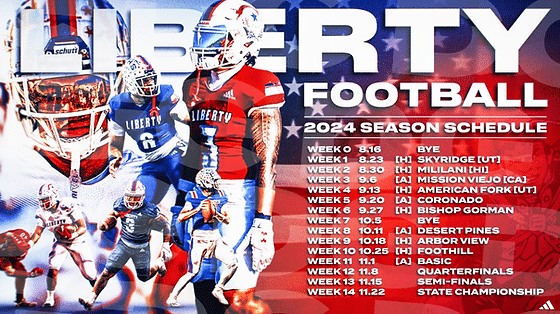 Liberty High School Football Schedule