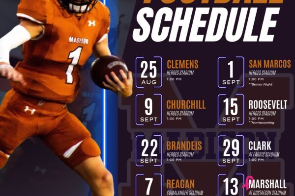 Madison High School Football Schedule