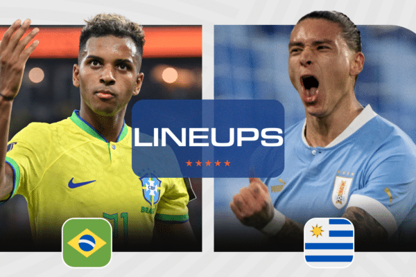 Uruguay National Football Team Vs Brazil National Football Team Lineups
